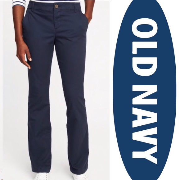 Old Navy Pants - Mid-Rise Bootcut Khakis By Old Navy